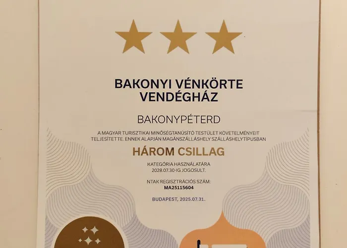 Bakonyi Venkoerte Vendeghaz Bakonypeterd